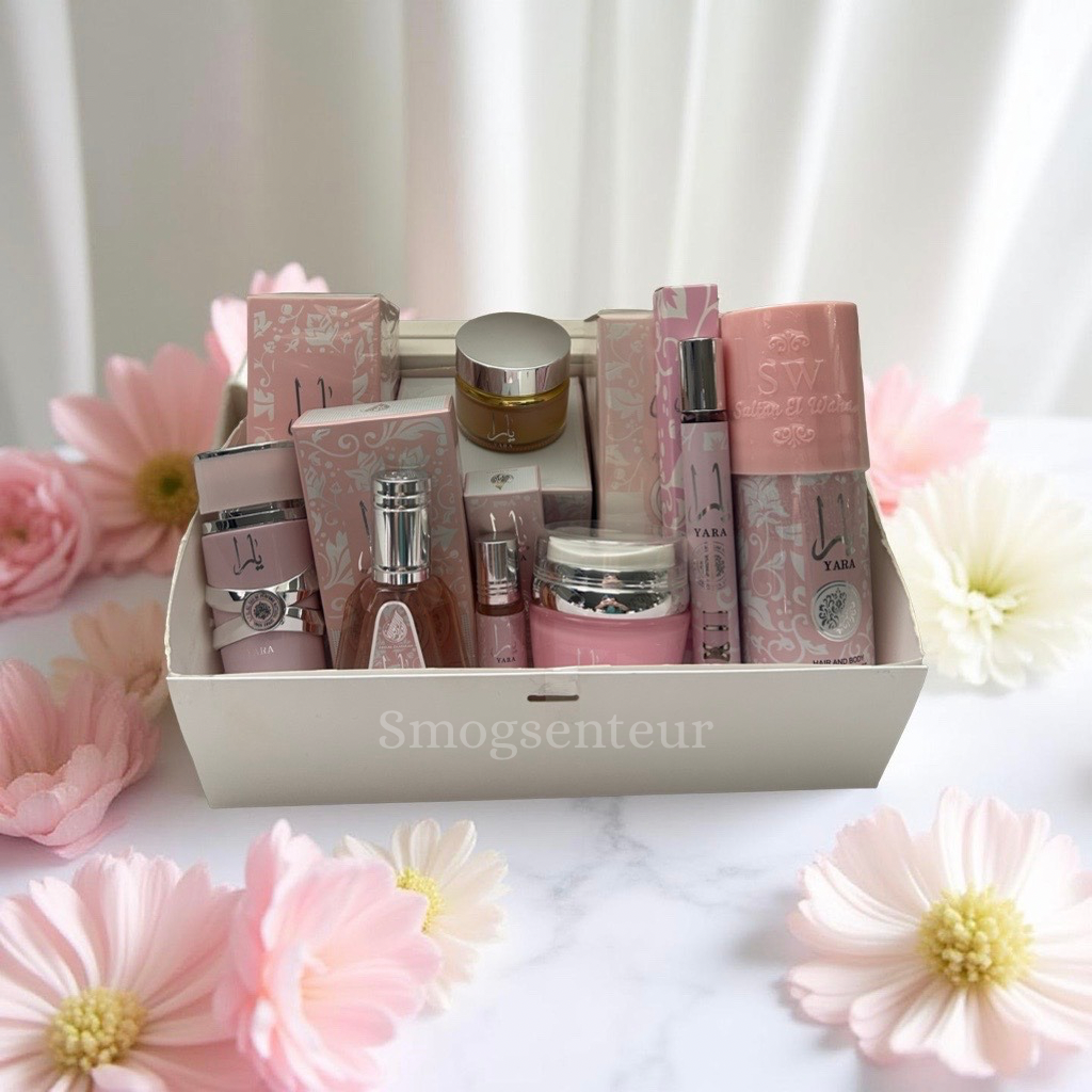 Coffret Parfumé Yara Rose – Routine Complète & Élégante | Smogsenteur