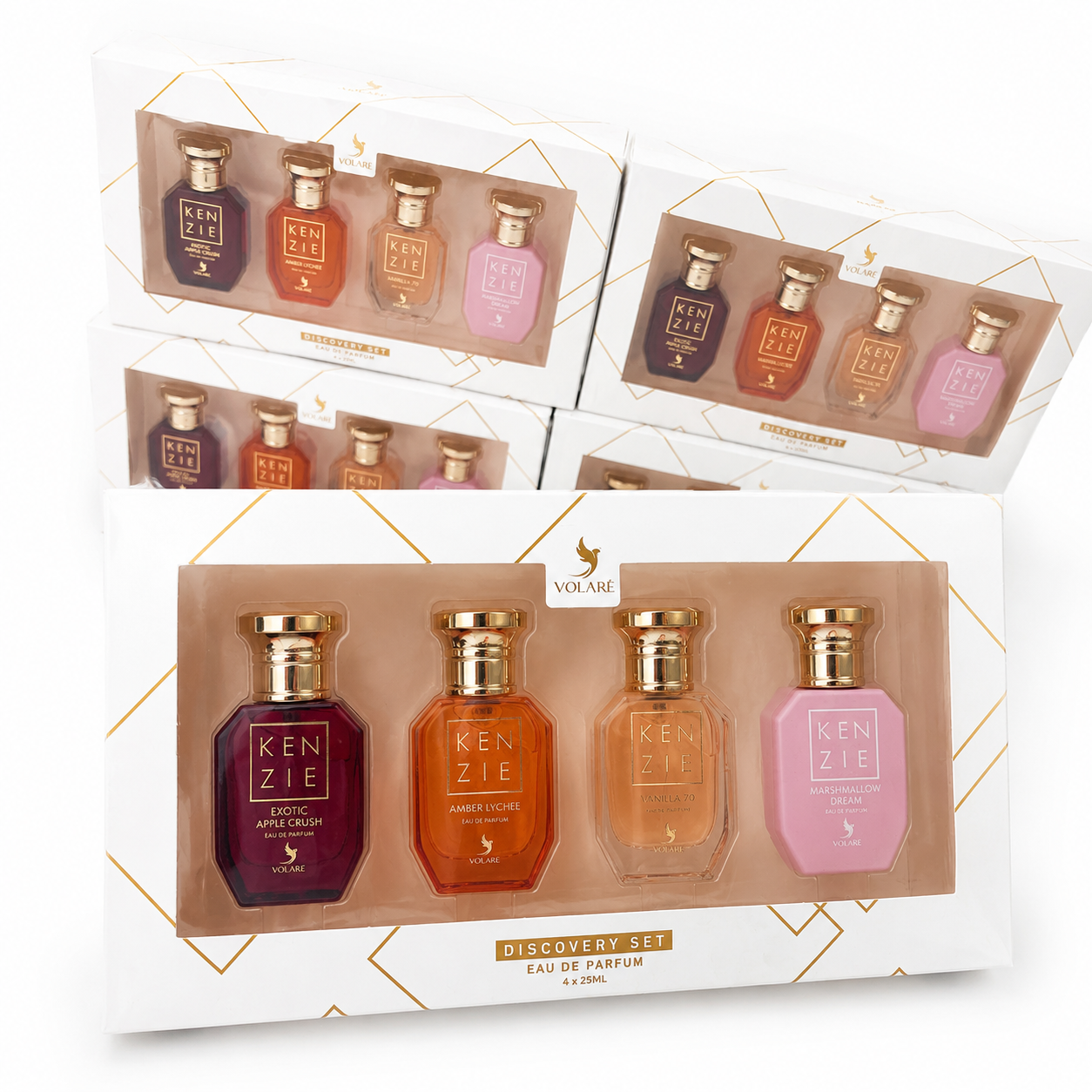 Coffret Discovery Set Kenzie – Volaré | 4 Parfums Eau de Parfum 25 ml