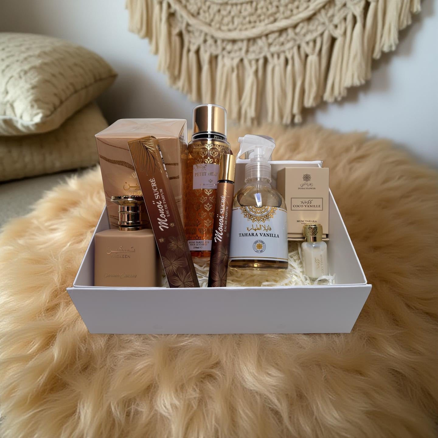 đŻ Coffret ParfumĂ© âCaramel & Vanille Dreamâ â Douceur, Gourmandise & ĂlĂ©gance Orientale