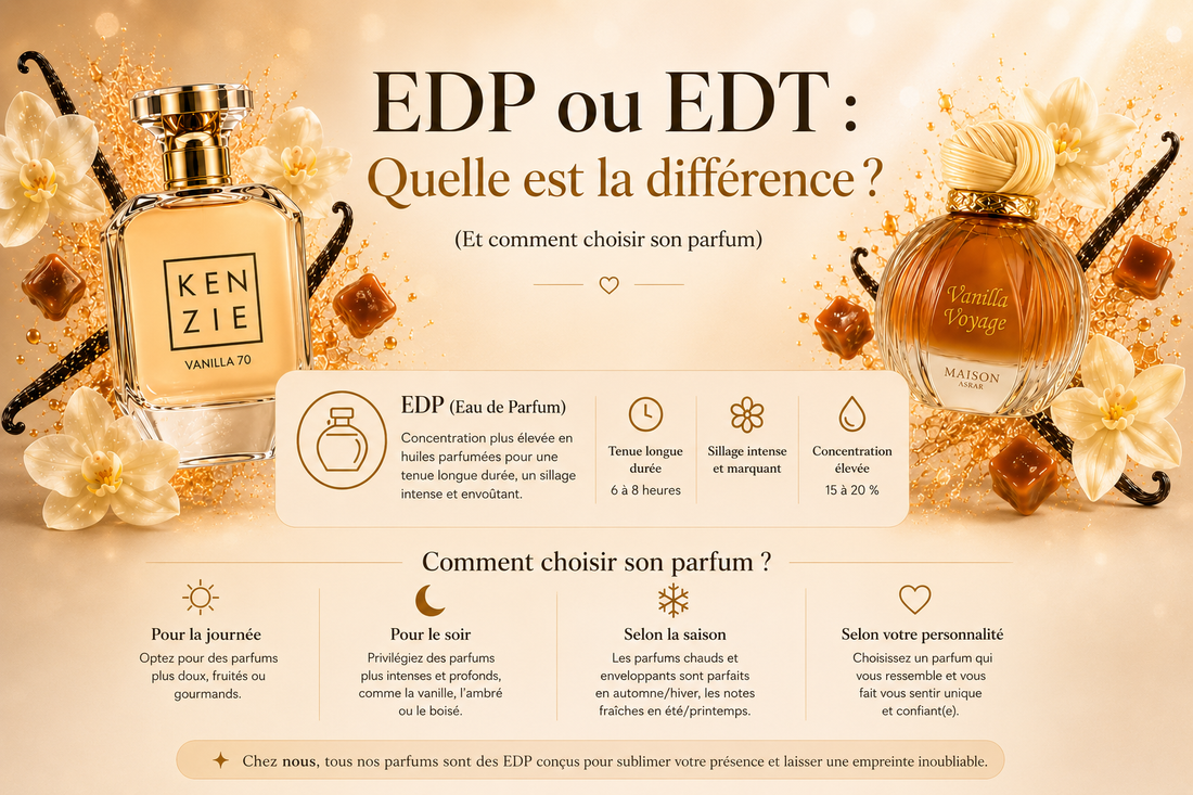 EDP vs EDT : Quelle est la différence ? (Et comment choisir son parfum)