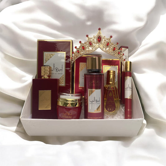 💍 Box Mariée Ameerat Al Arab Rouge – Édition Royale