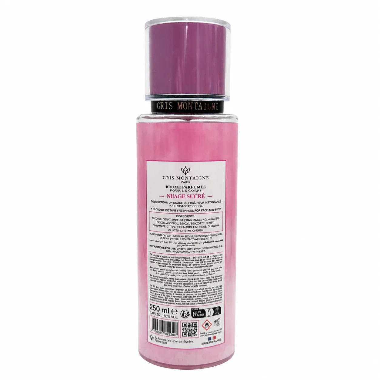 Brume corps gourmande et sucrée Nuage Sucré – Senteur fraîche et féminine | Smogsenteur