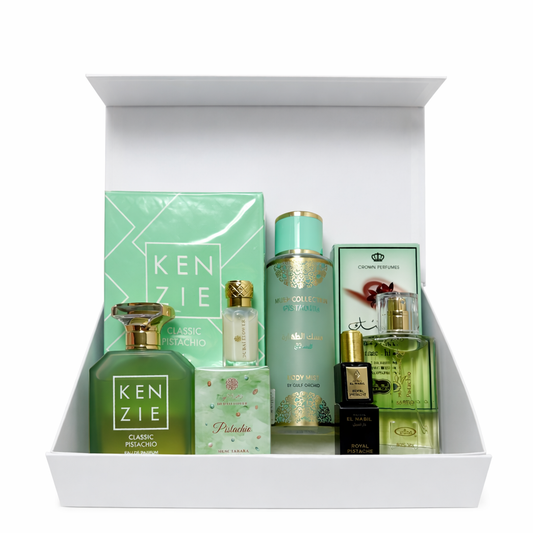 Collection Pistachio – L’Élégance Gourmande des Parfums Orientaux