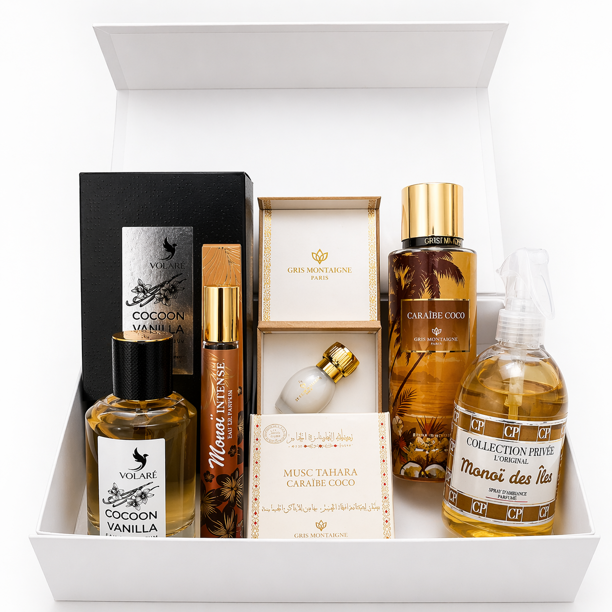 Box Parfumée Évasion Estivale – Vanille, Coco & Monoï