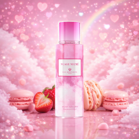 Brume Parfumée Nuage Sucré – Gris Montaigne (250ml)