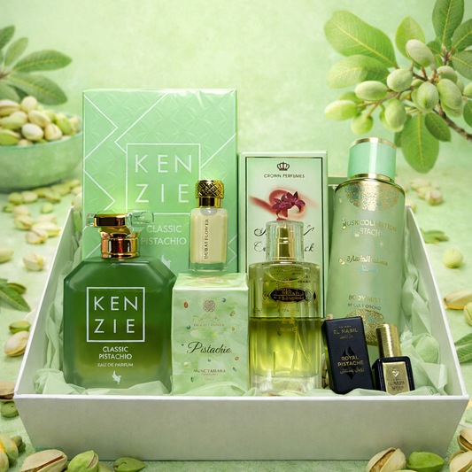 Collection Pistachio – L’Élégance Gourmande des Parfums Orientaux