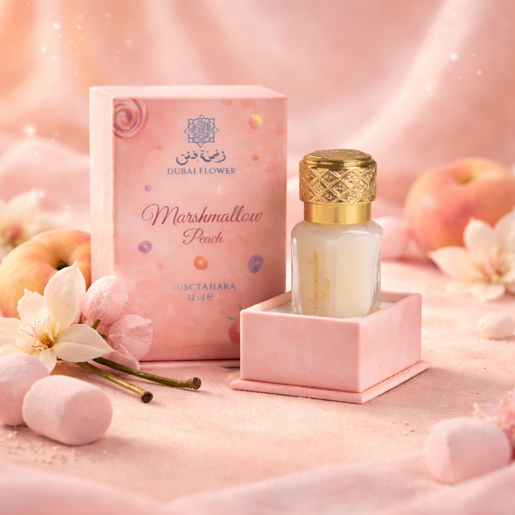 Musc Marshmallow Peach – Dubai Flower (12 ml)