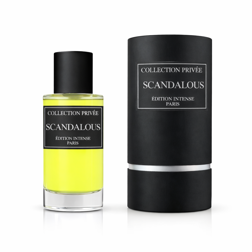 Scandalous – Eau de Parfum Homme Gourmand & Boisé | Collection Privée Édition Intense