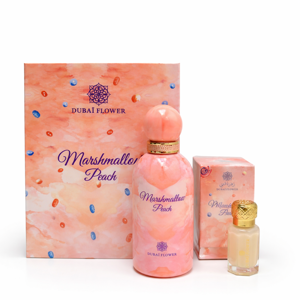 Marshmallow Peach – Duo Gourmand par Dubai Flower
