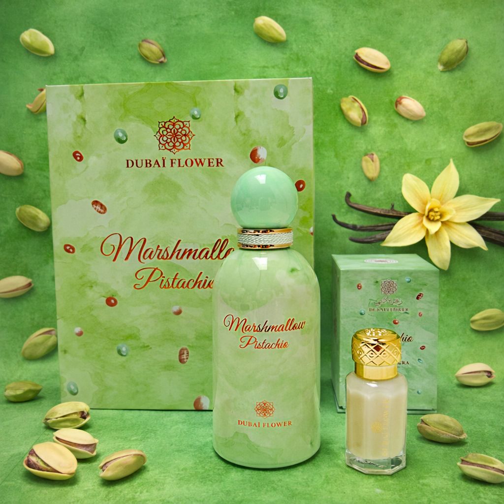 Duo Gourmand Marshmallow Pistachio – Dubai Flower