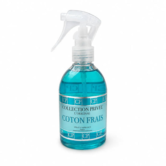 Spray d’ambiance Coton Frais Collection Privée 250 ml – senteur linge propre et fraîche