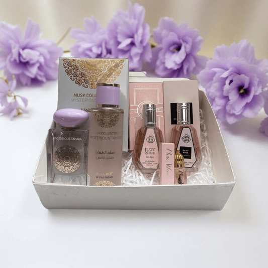 Box Mysterious Tahara – Coffret Musc et Rose Élégant | Smogsenteur - smogsenteur