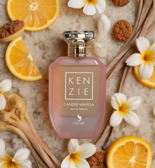 Flacon du parfum unisexe Candid Vanilla 100 ml – fragrance gourmande vanille et agrumes