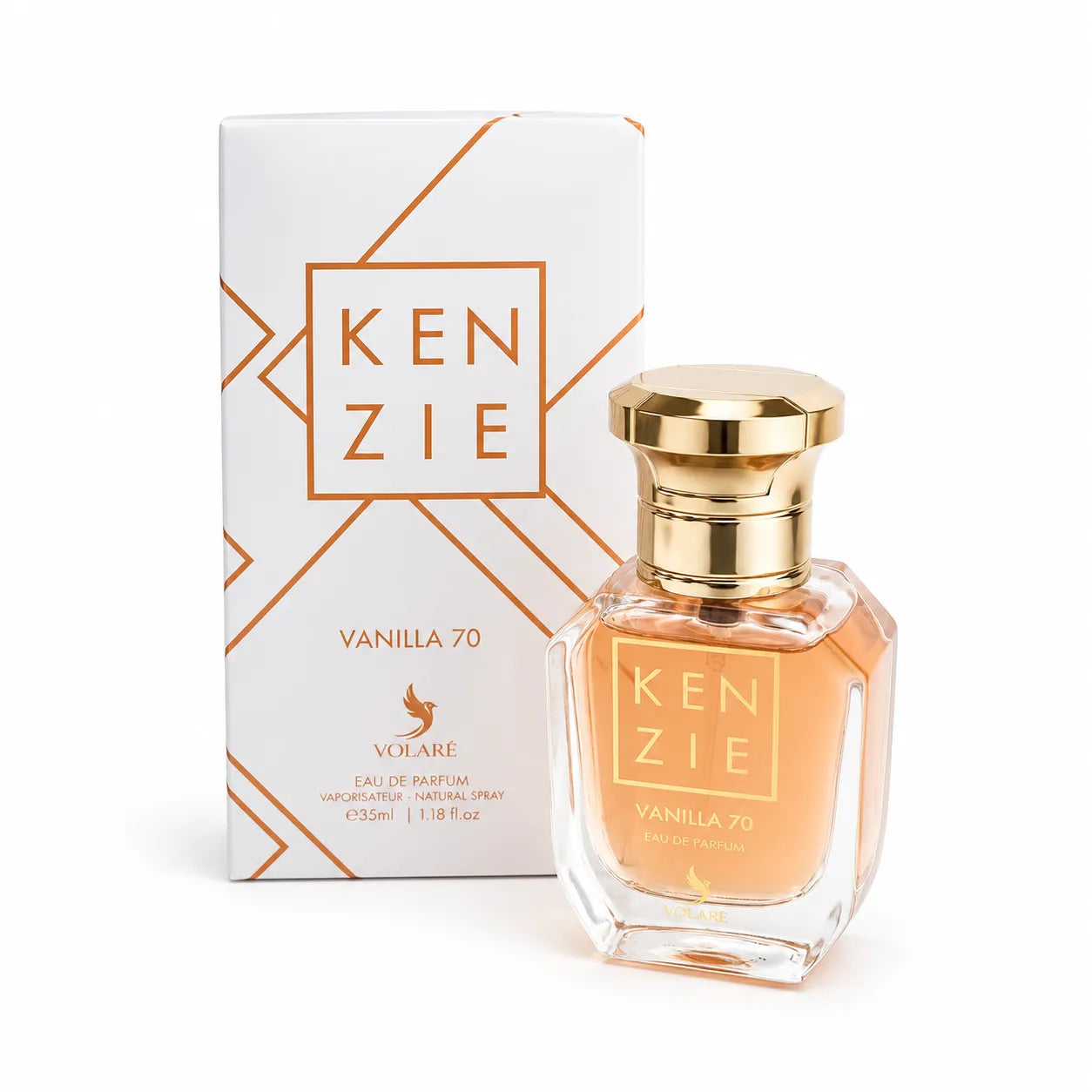 Kenzie Vanilla 70 Volaré – Écrin blanc doré Eau de Parfum 35 ml | Smogsenteur